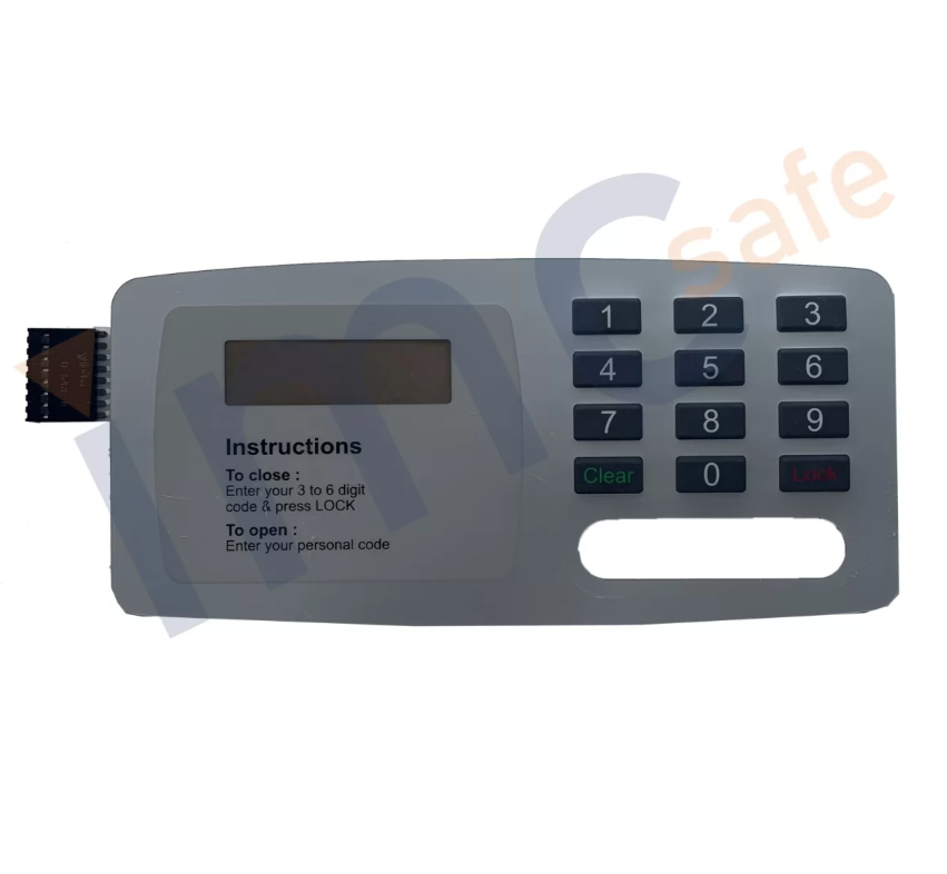 Elektronik Mebran Para Kasası Ekranı